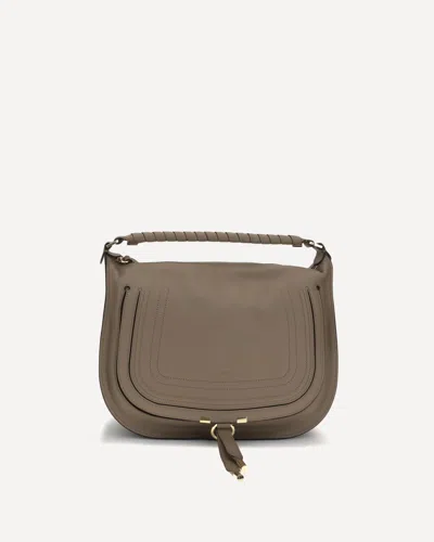 Chloé Marcie Shoulder Bag In Neutral