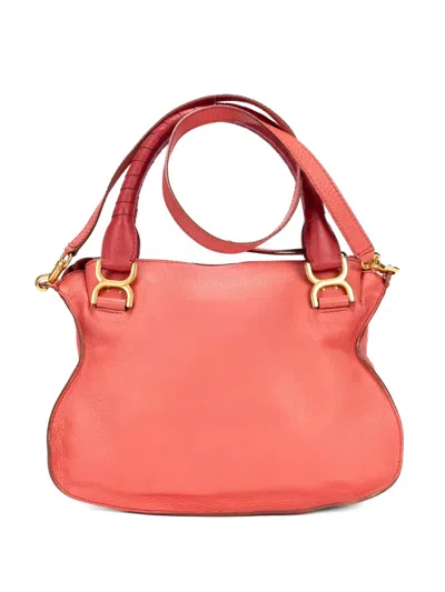 Pre-owned Chloé Marcie Shoulder Bag In Pink