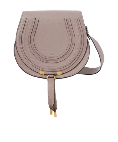 Chloé Marcie Shoulder Bag In Neutral