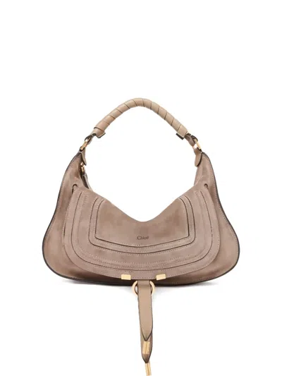 Chloé Marcie Shoulder Bag In Red