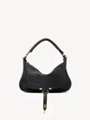 Chloé "marcie" Shoulder Bag Small In Black