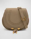 Chloé Marcie Small Crossbody Bag In Grained Calfskin In Brown