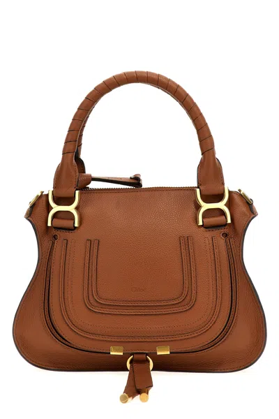 Chloé 'marcie' Small Handbag In Brown
