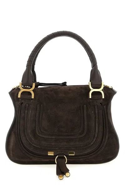 Chloé 'marcie' Small Handbag In Brown