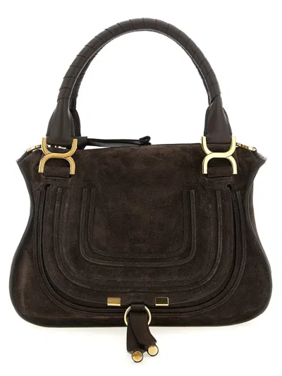 Chloé 'marcie' Small Handbag In Brown