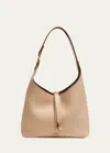 Chloé Petit Sac Hobo Marcie En Cuir Grainé Femme Rose Taille Onesize 100% Cuir De Veau In Cement Pink