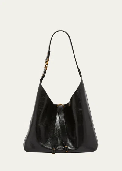 CHLOÉ MARCIE SMALL HOBO BAG IN SHINY CALFSKIN