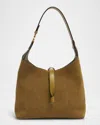 Chloé Marcie Small Hobo Bag In Suede