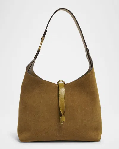 Chloé Marcie Small Hobo Bag In Suede