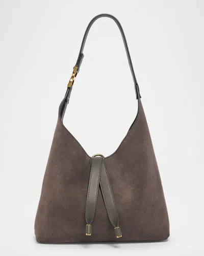 Chloé Marcie Small Hobo Bag In Suede