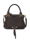 Chloé Small Marcie Shoulder Bag In Brown
