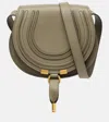 Chloé Marcie Small Leather Crossbody Bag In Green