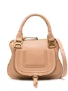 Chloé Chloè Marcie Small Leather Handbag In Sand