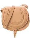 Chloé Chloe Marcie Small Leather Saddle Bag In Brown