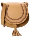 Chloé Small Marcie Leather Bag In Brown