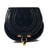 Chloé Chloe Marcie Small Saddle Bag - Evening Blue In Black