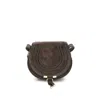 Chloé Marcie Leather-trimmed Suede Shoulder Bag