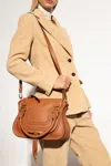 Chloé Womens Clay Brown Marcie Medium Leather Shoulder Bag In Brown