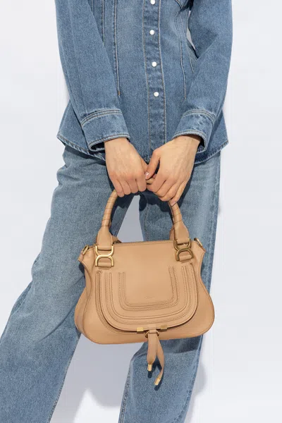 Chloé Marcie Hand-held/shoulder Bag In Brown