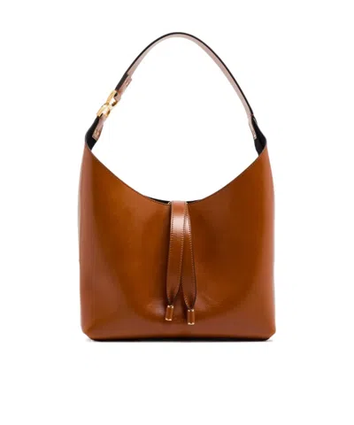 Chloé Marcie Small Shoulder Bag In Clay Brown