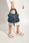 Chloé ‘marcie Small' Shoulder Bag In Navy Blue