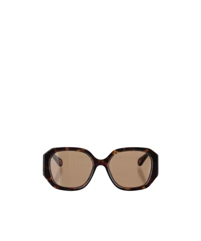 Chloé Marcie Square-frame Sunglasses In Nude