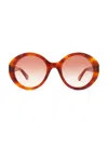 Chloé Marcie Sunglasses In Orange