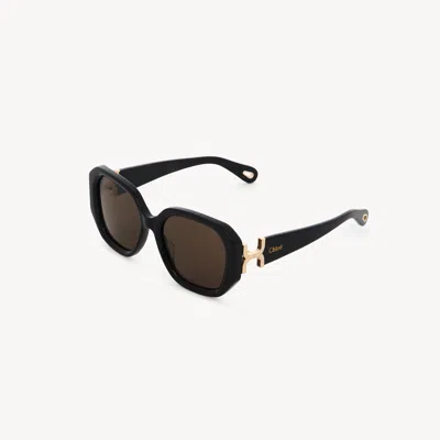 Chloé Marcie Sunglasses In Black