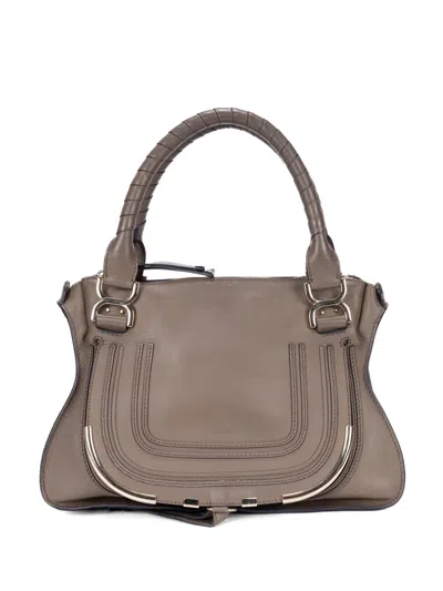 Pre-owned Chloé Marcie Tote Bag In Brown