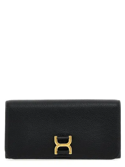 Chloé Marcie Wallet In Nero