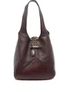 Chloé Maroon Balloon Shoulder Bag In Burgundy