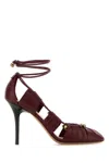 Chloé Luna 90 Cut-out Leather Pumps