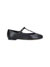 Chloé Marcie Mary-jane Python Print Leather Ballet Flats In Black