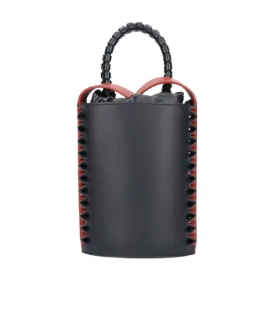 Chloé Matching Color Mini Shoulder Bag In Black