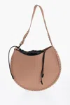 Chloé Mate Large Hobo Bag With Weaves In Brown