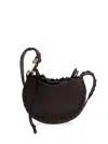 Chloé Mate Large Woven Leather Drawstring Hobo Bag