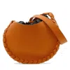 Chloé Small Mate Hobo Bag In Calf Leather In Orange