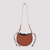 Chloé Brick Leather Small Mate Crossbody Bag In S Sepia Brown