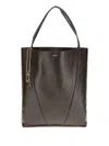 Chloé Maxi Chain-large Tote Bag In Brown