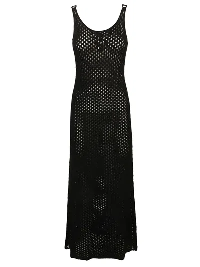 Chloé Maxi Dress With Open-knit Design