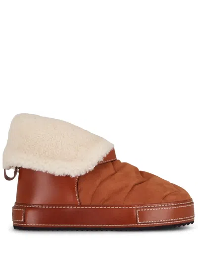 CHLOÉ MAXIE SHEARLING BOOTS
