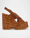 Chloé Maxime High Sandals Shoes In Brown