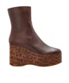 Chloé Maxime Short Boots In Brown