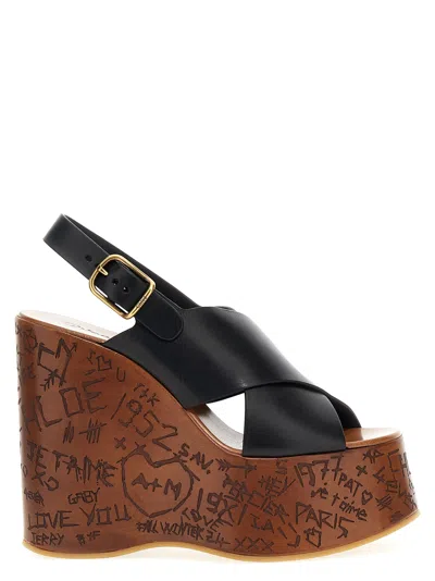 CHLOÉ MAXIME WEDGE SANDAL
