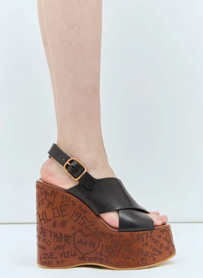 CHLOÉ MAXIME WEDGE SANDAL