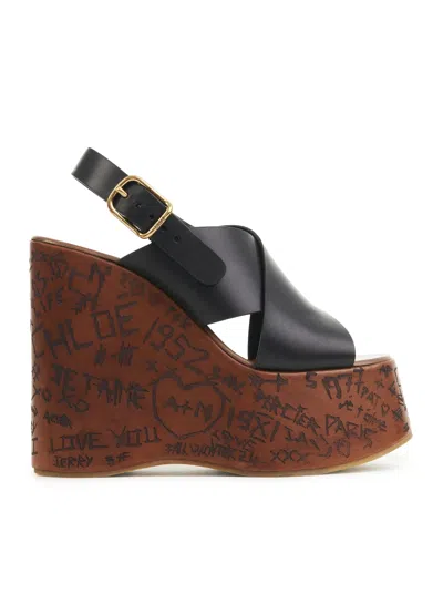 CHLOÉ MAXIME WEDGE SANDAL