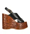 CHLOÉ MAXIME WEDGE SANDALS 135