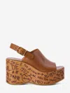 CHLOÉ MAXIME WEDGE SANDALS
