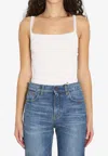 Chloé Medallion Slim Tank Top In White