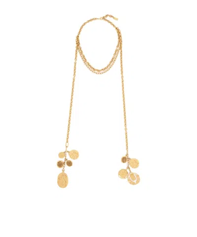 Chloé Medals Necklace In Gold